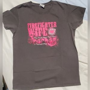 Women's Firefighter Wife Tshirt